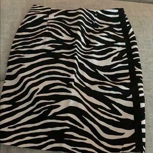 Zebra pencil skirt!